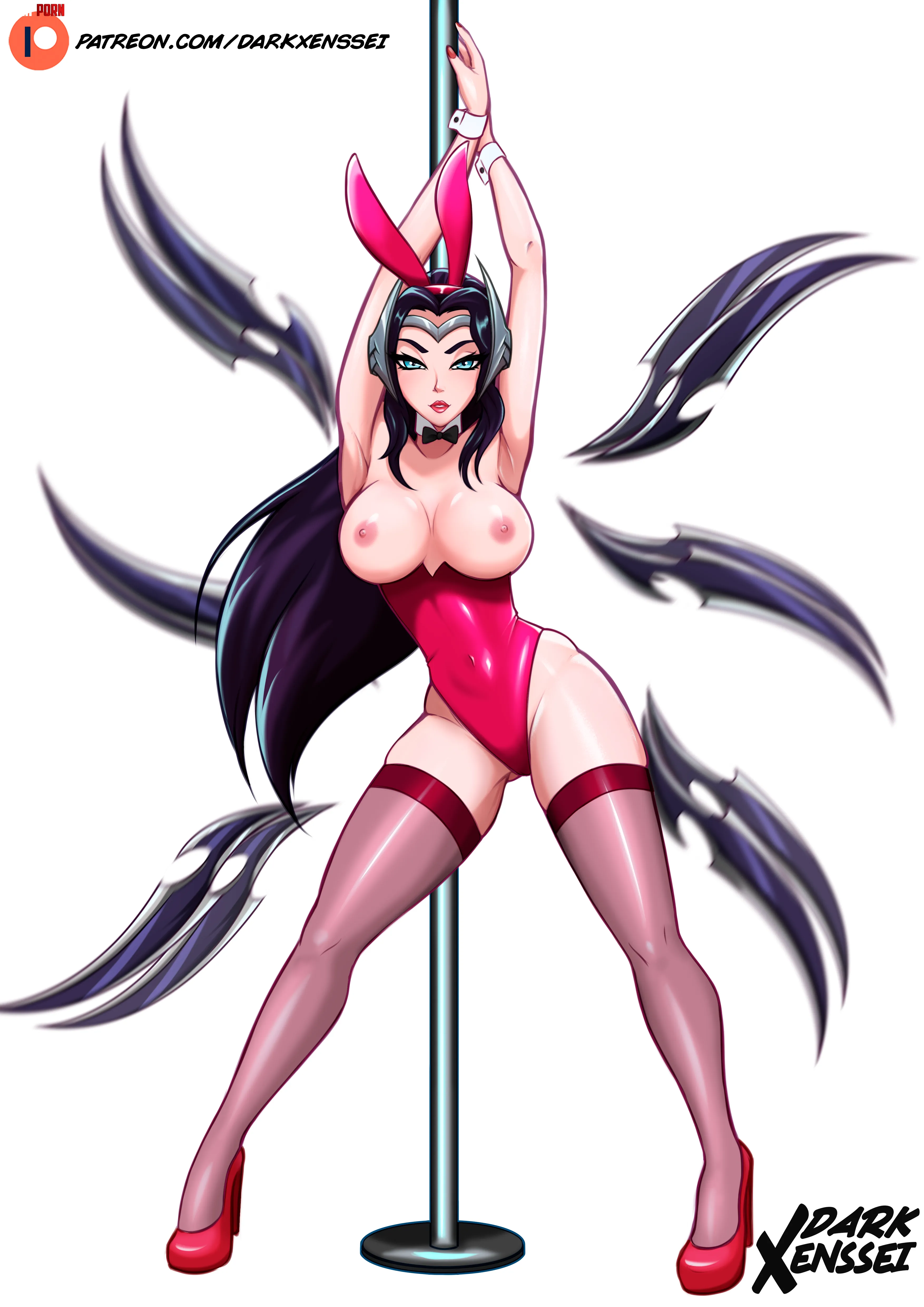 Irelias Bunnysuit doing her secret dance DarkXenssei by DarkXenssei