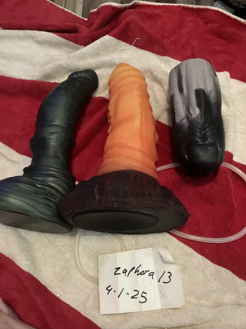 Thumbnail XL toys for 100 each and a David muzzle by Zaphora13