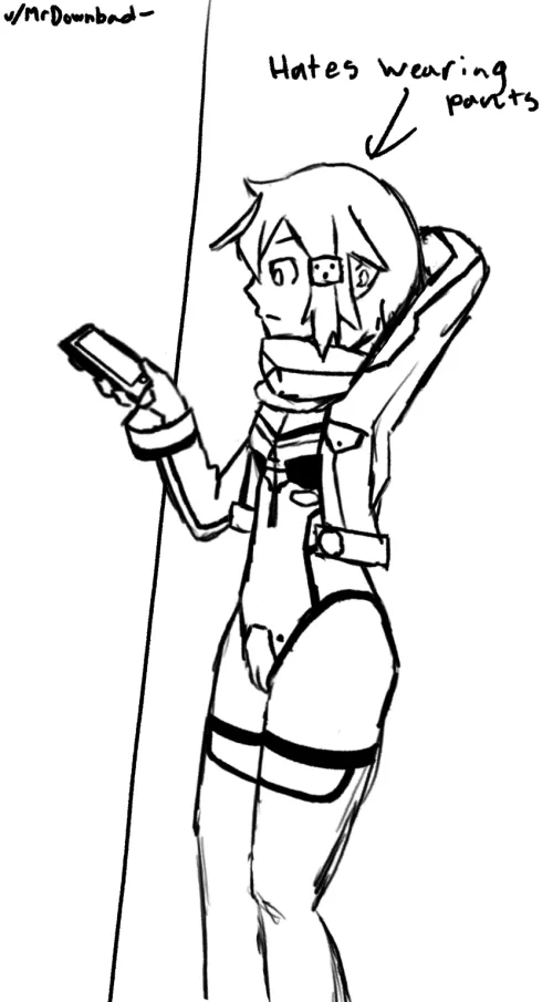 Thumbnail Sinon Sketch Delight: OC Art by MrDownbad-