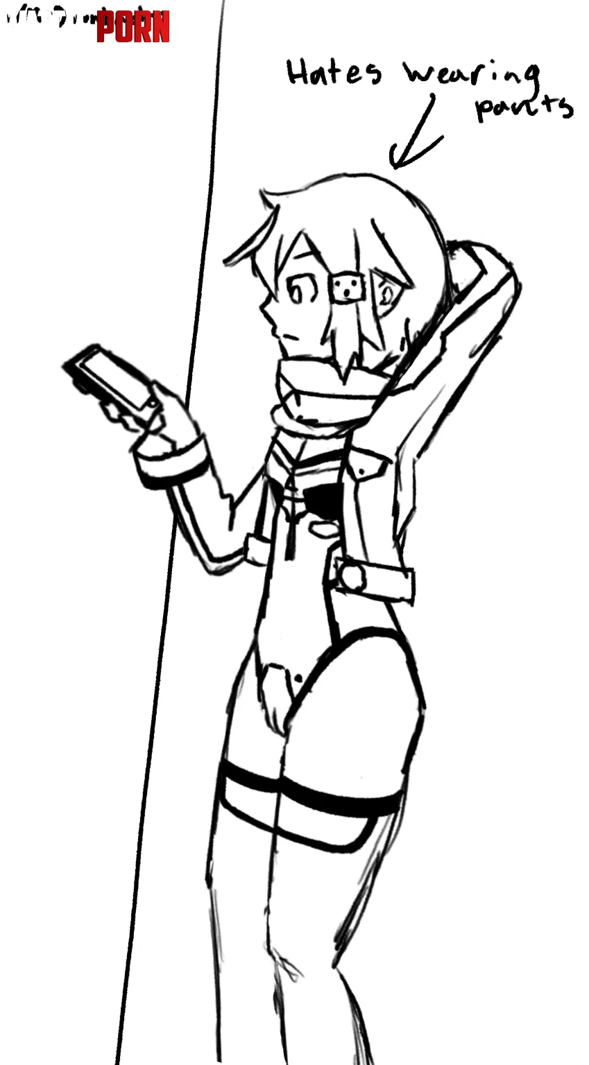 Hope a Sinon sketch is alright OC by MrDownbad-