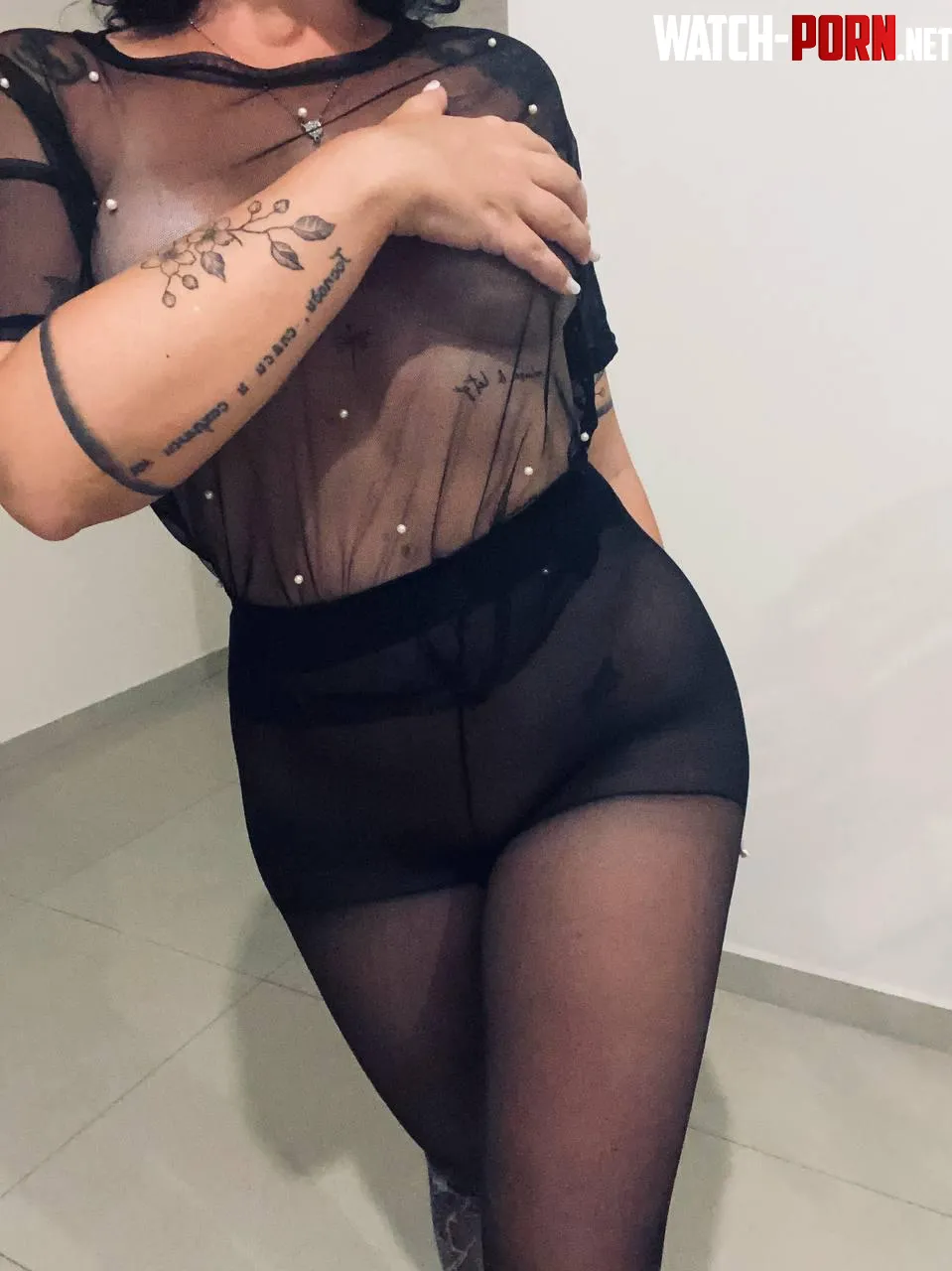 If I opened the door to my house and you saw me like this would you like it by GoddessAleex
