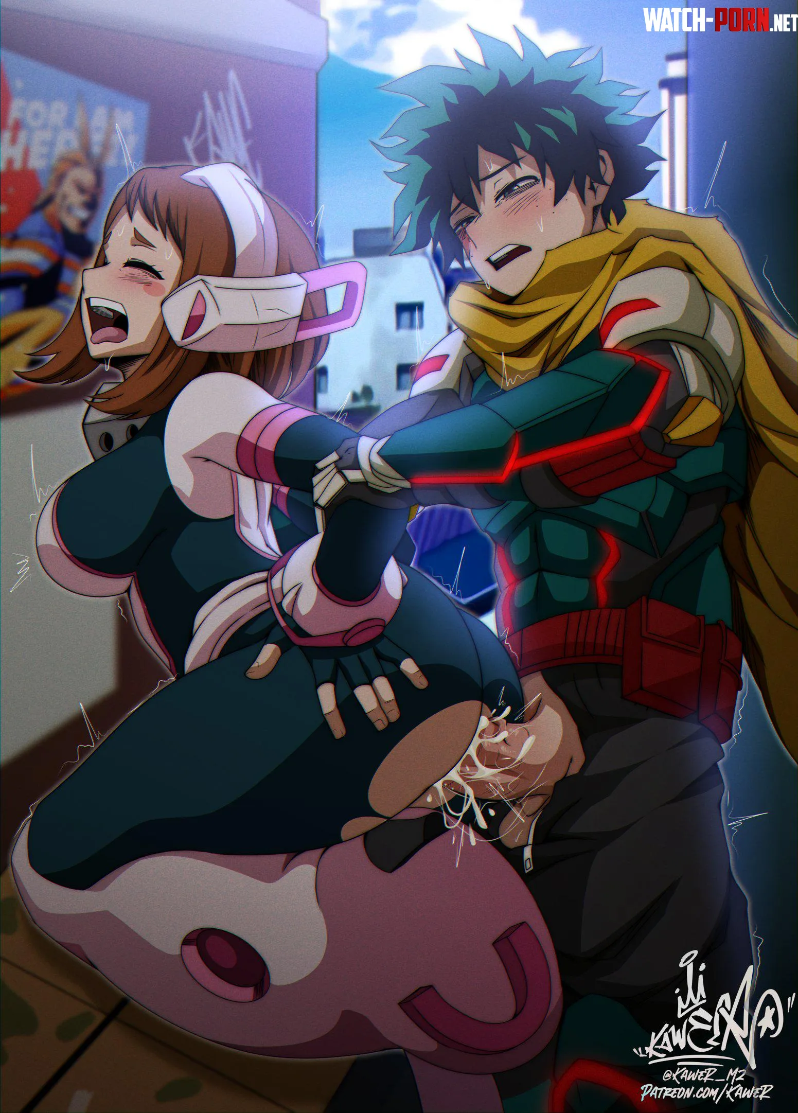 Thicc Uraraka Gets It From Behind KAWER by IAmTheEndOfDays
