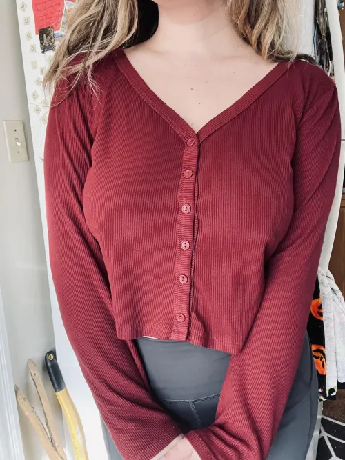 Thumbnail Cozy WFH Outfit Today - Velvety_Vickie | Braless