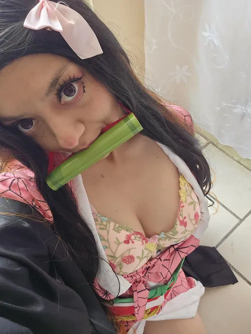 Thumbnail NudeCosplay: Nezuko Kamado Kimetsu no Yaiba by KawaiiFu_u