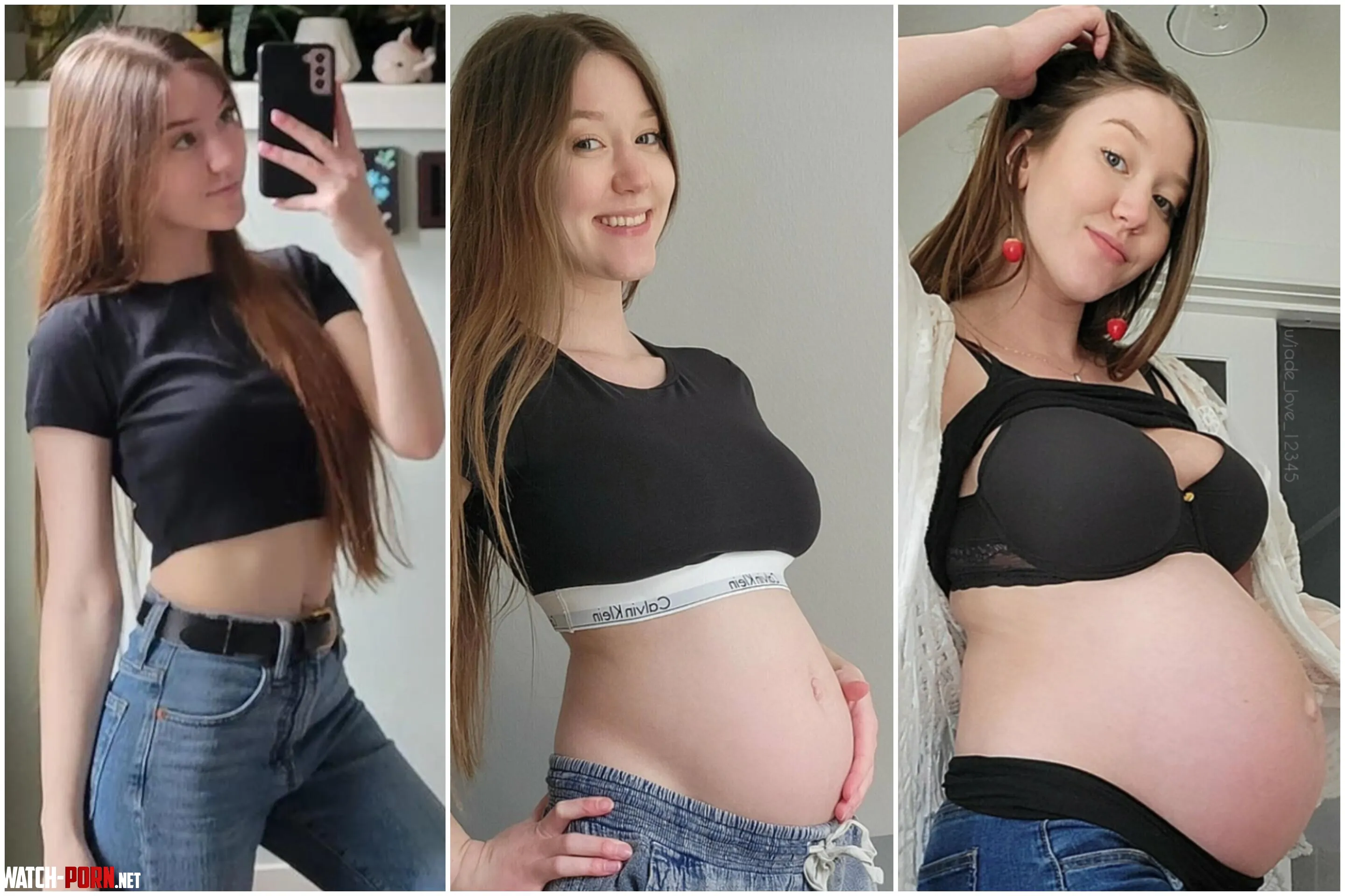 Before getting pregnant half way and full term by jade_love_12345