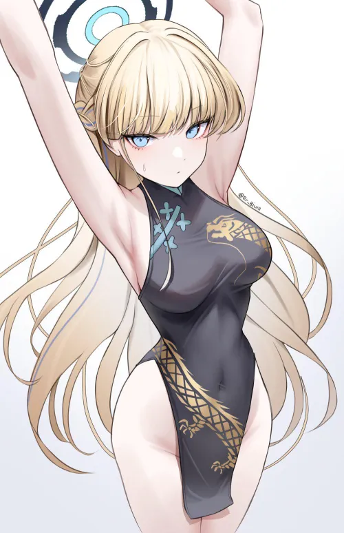 Thumbnail Toki Blue Archive: McKnight94's Exploration in animearmpits