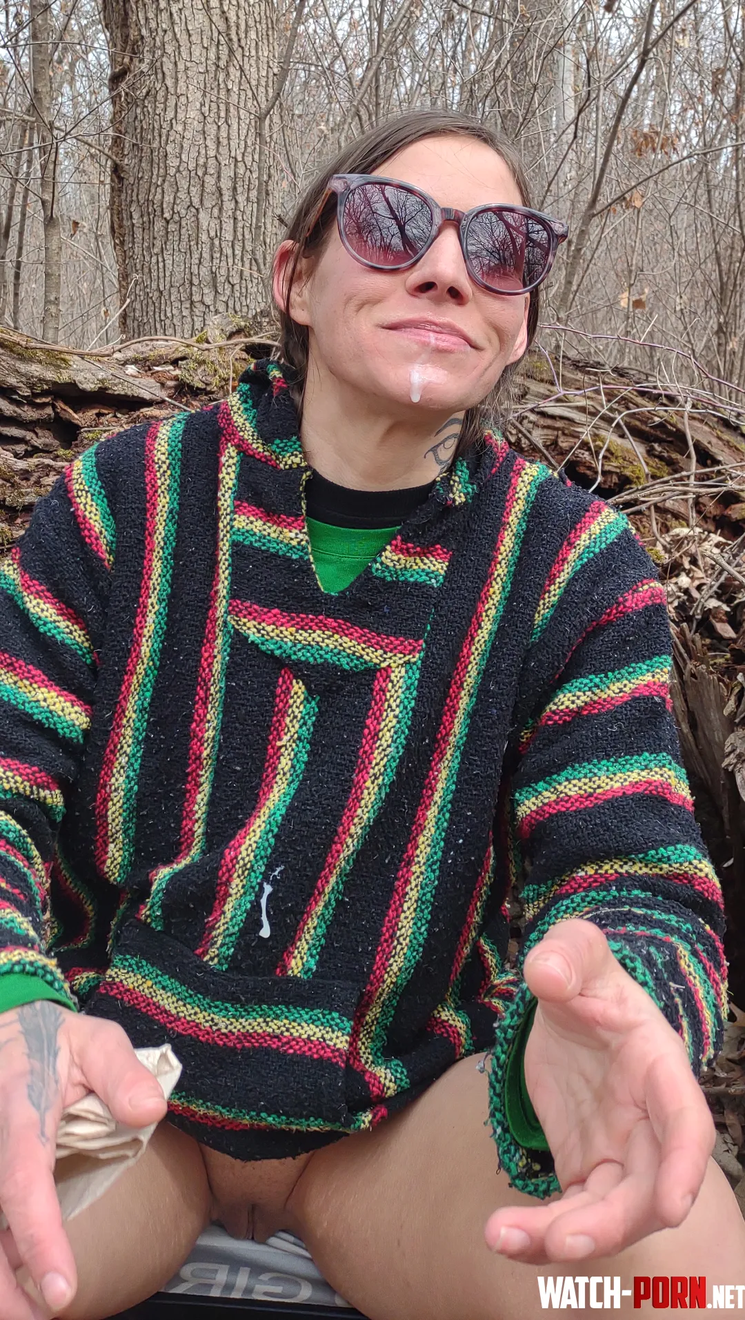 Got some cum on a hike by llebreknyTtoN