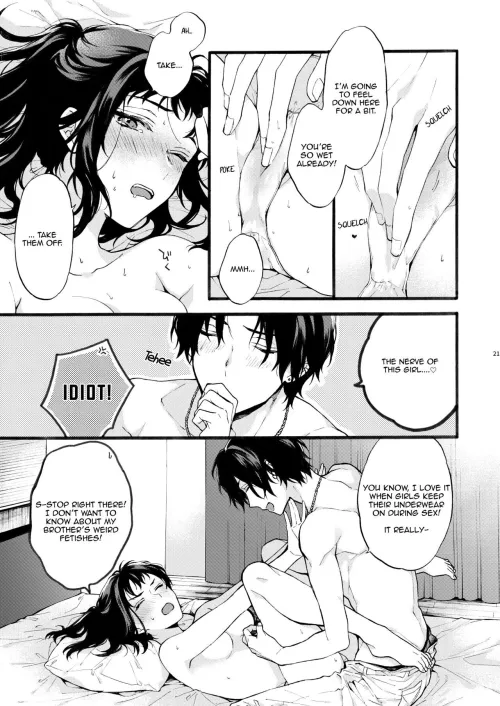 Thumbnail ClockLord Suzushiro Nerita Kono Hito Kareshi ja Arimasen Shinomura Kyoudai no Jijou: This Guy is NOT My Boyfriend by Lewd-Euphoric-Robot | Doujinshi Category