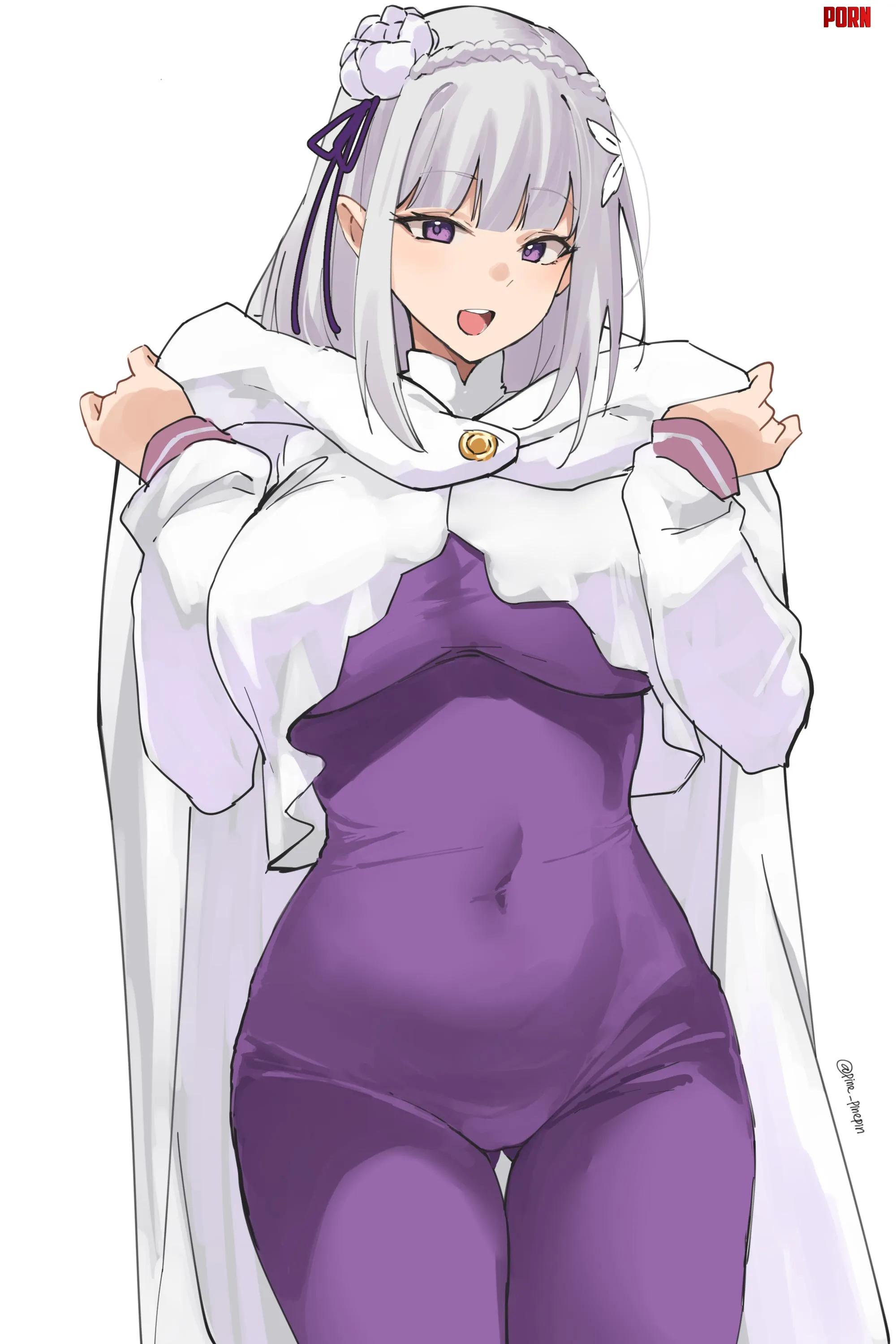 Emilia Re Zero by CheetahSperm18