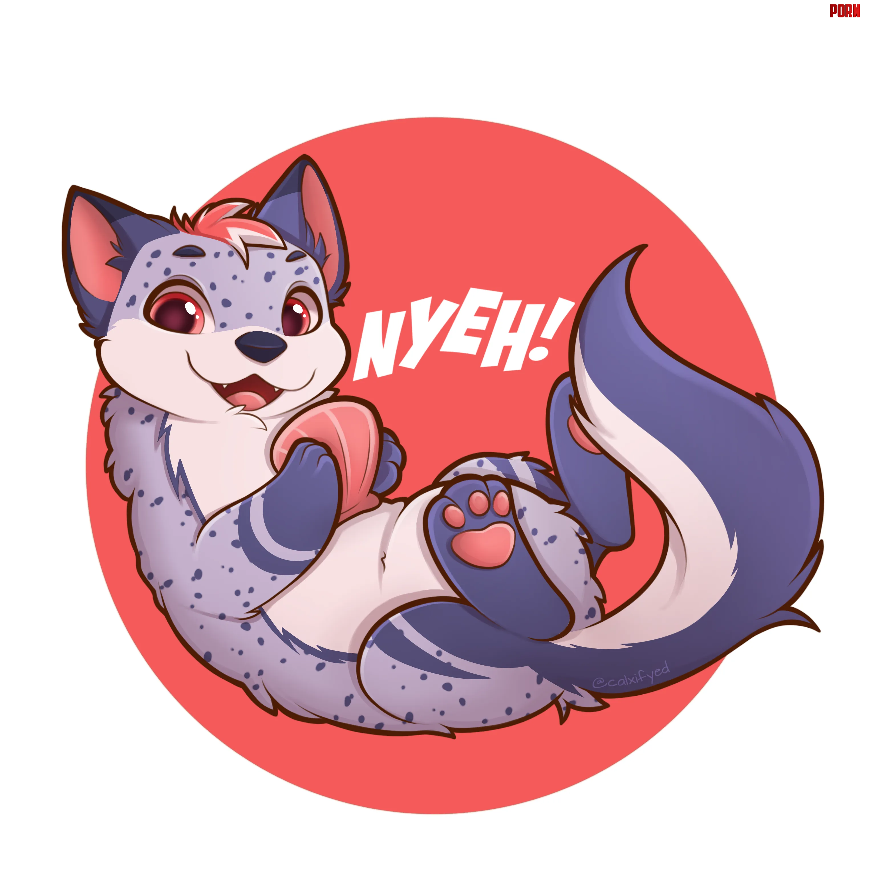 Just finished this sticker comm by Calxifur