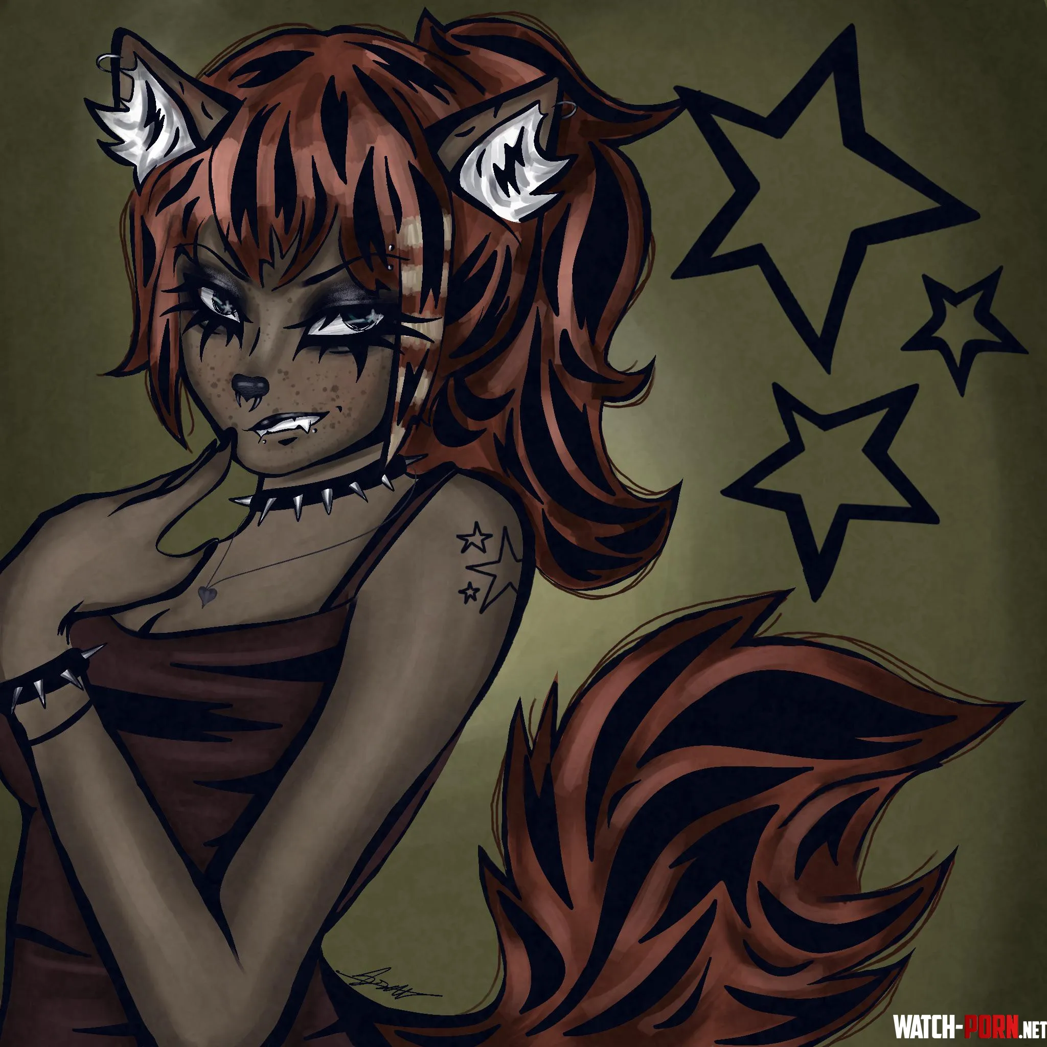 first time drawing furry art what do yall think 3 by ShElikesgreenday