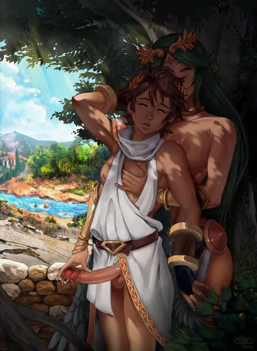 Thumbnail Hentaifemdom: Palutena's Toy by Somanycookies1