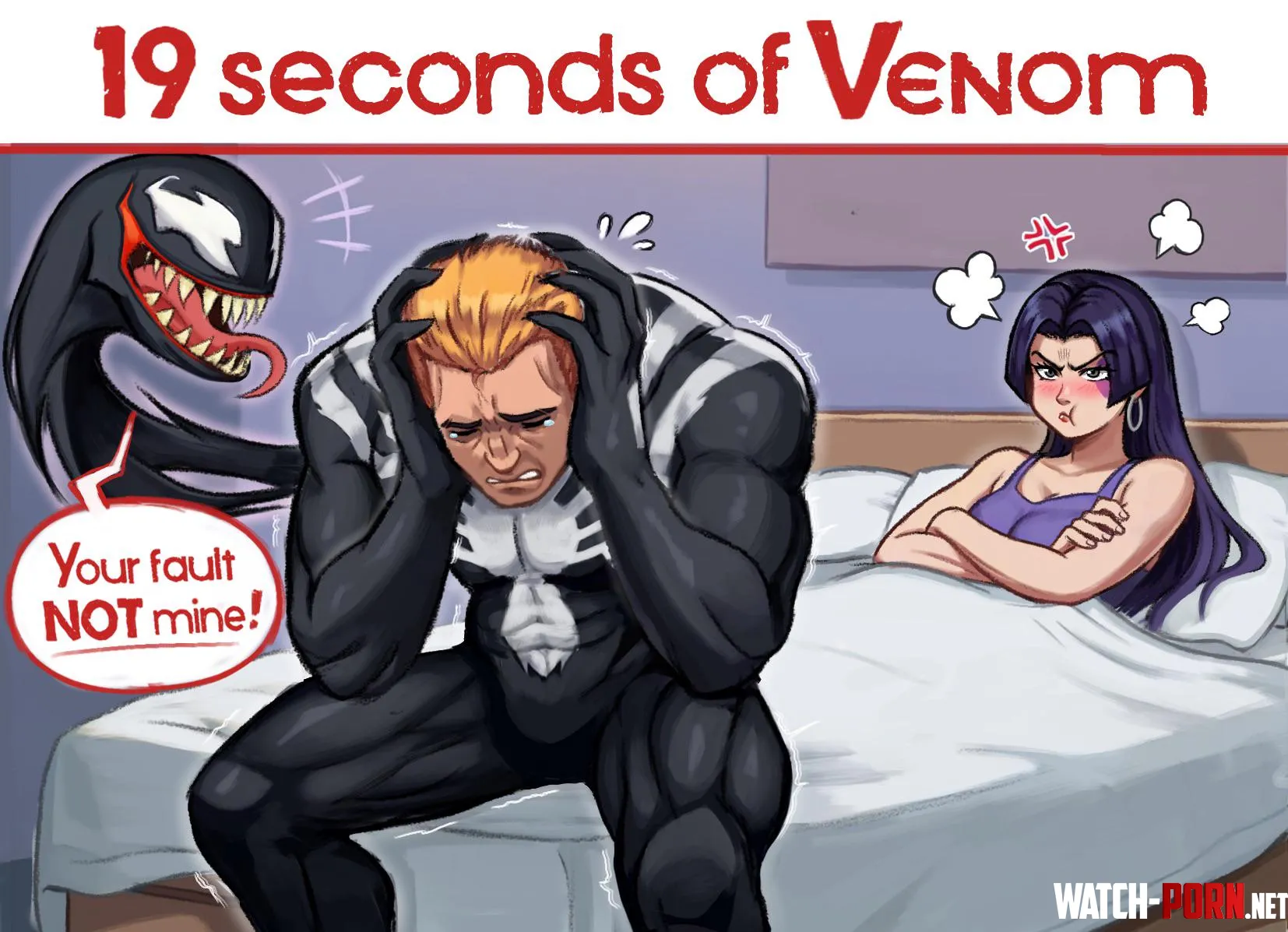 19 Seconds Of Venom neggoartz Marvel by A_MASSIVE_PERVERT