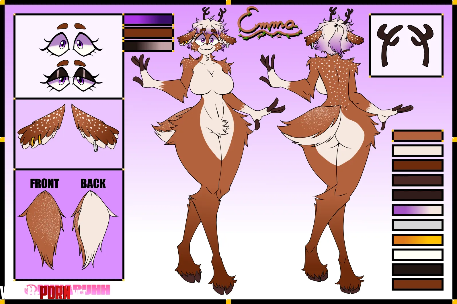 last reference sheet i made for a client what did you think of emma by mikaruhh