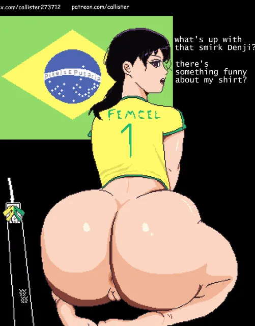 Thumbnail Brazilian Asa Mitaka Pixel Art by Callister in the PixelArtNSFW Category