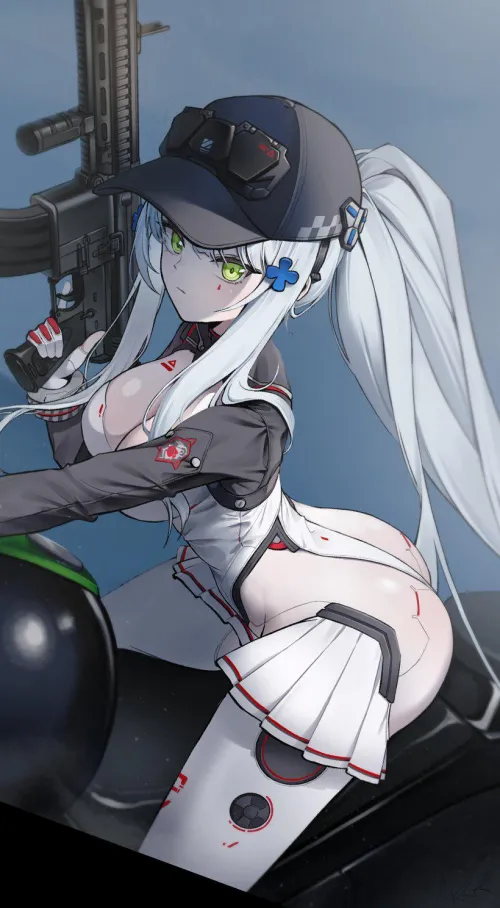 Thumbnail Engaging with Hk416 Girls Frontline Art by CheetahSperm18