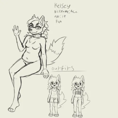 Thumbnail Sona Reference Sheet WIP: A Furry Creation by Naive-Appointment231