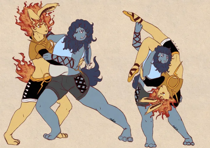 Thumbnail Furry Art Delight: Madvex_art's Favorite Creation Revealed