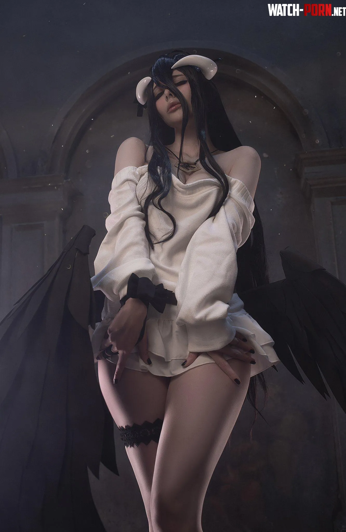 Albedo from Overlord by me by _vinnegal