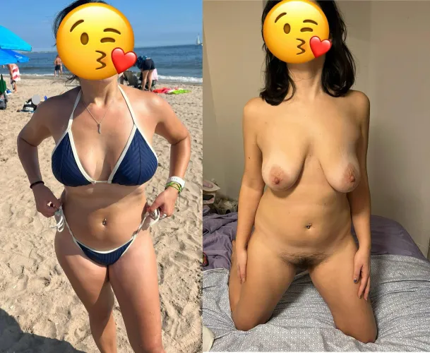 Thumbnail Innocent Beach Girl Unveiled: Dive In! - PrincessAndTheP_enis | onoffcollages