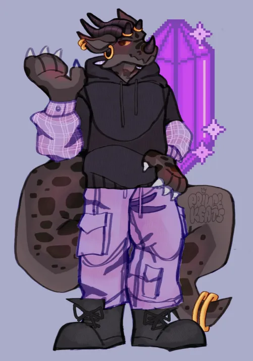 Thumbnail Reptilian Tails Fascination - Art Reflection by ratpatches