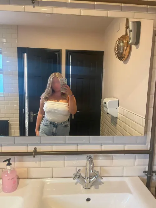 Thumbnail Braless Confidence: Stylish Outings by UniversityBlondie