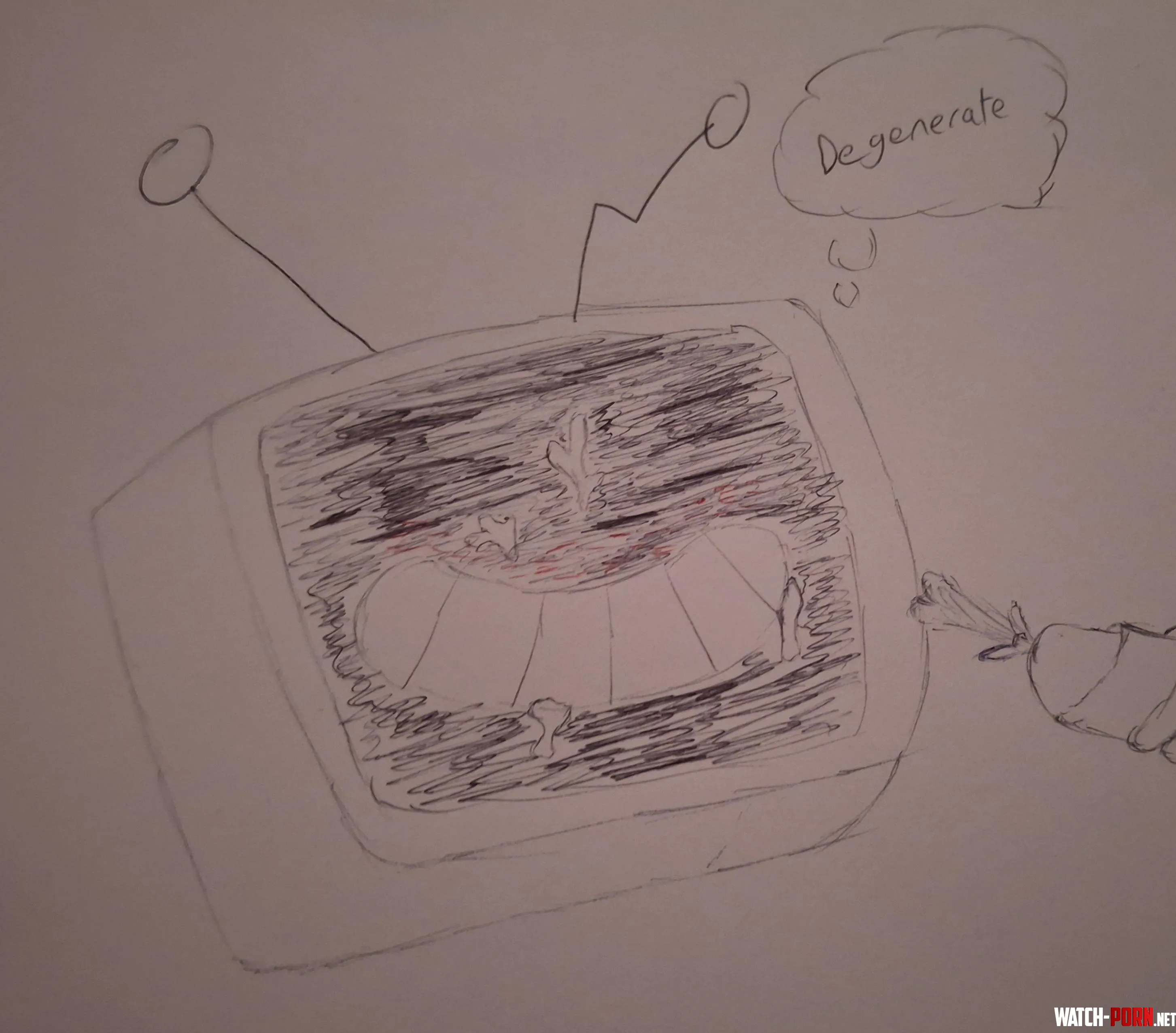 Tenna pen drawing by me new trailer by Lolz-_