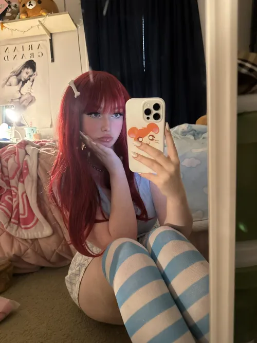 Thumbnail Girlfriend Material: Cute Mirror Selfie Charms | petiteschoolgirlxo
