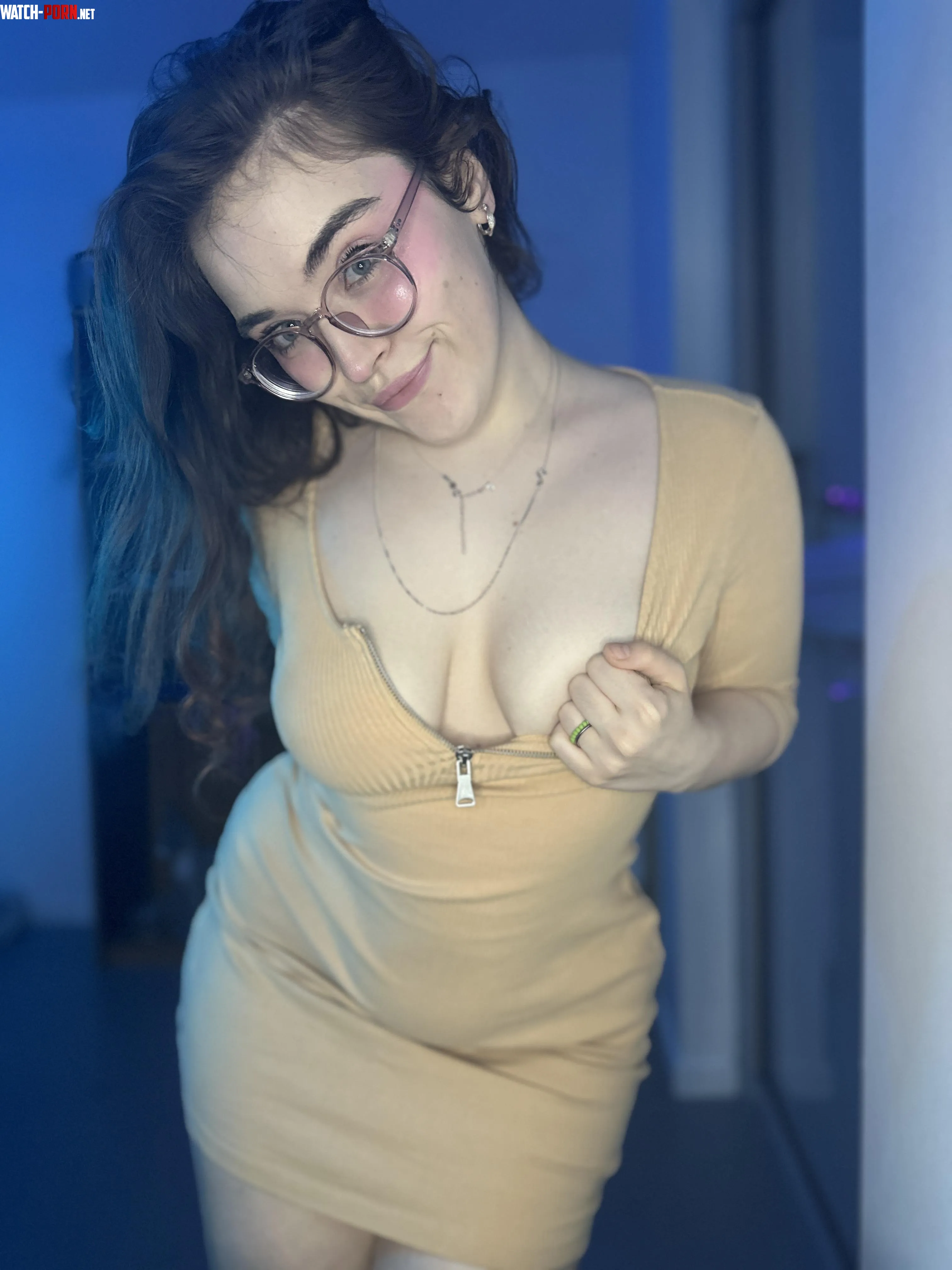 Youre gonna have a hard time getting this dress off but Im sure you can handle it by Sharon_Vaughn