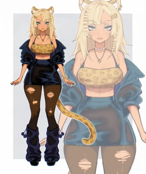Thumbnail Unveiling the Neko Gyaru Aesthetic: Uglysaya by pchulka | MonsterGirl