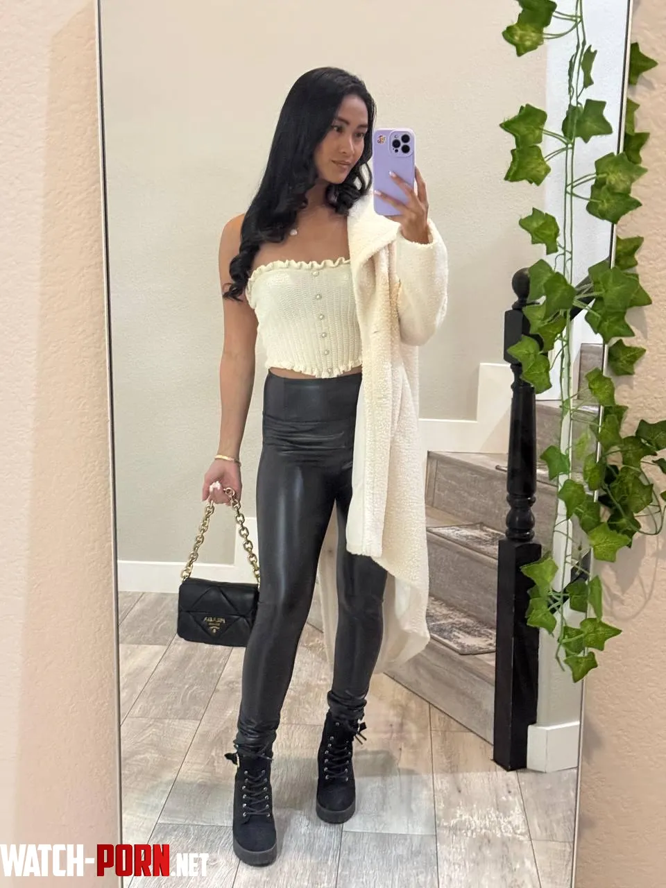 Taking a selfie before heading out by sunshineonlyxo