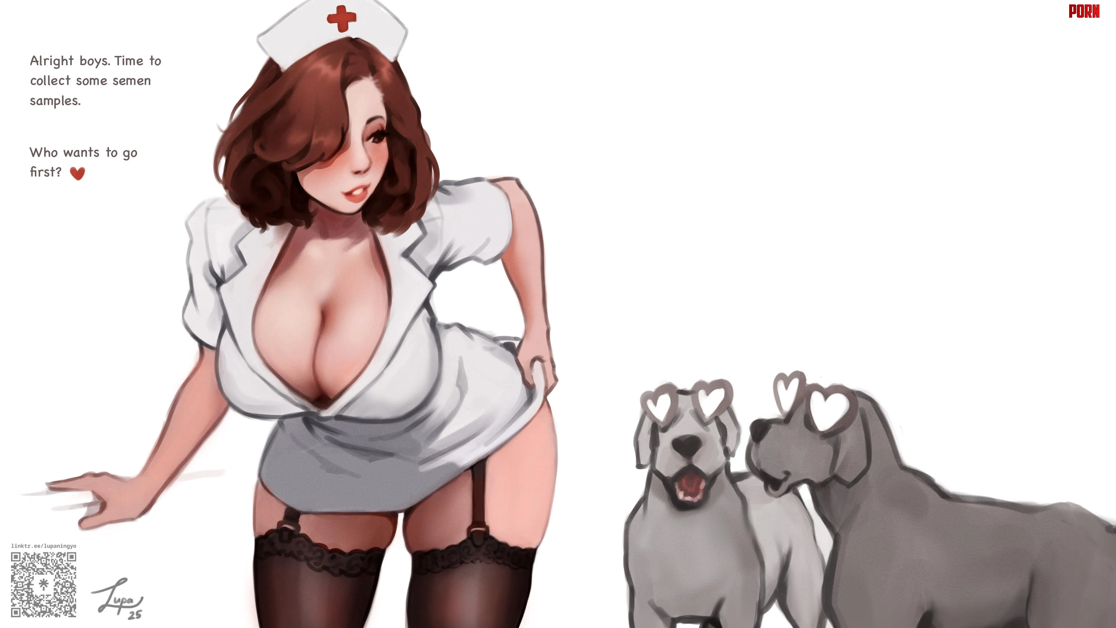 They say there is a shortage of semen collectors at the vet clinic Maybe I should apply  lupaningyo by lupaningyo