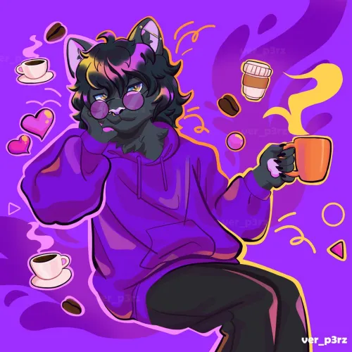 Thumbnail Purple Commission by ver-p3rz | Furry Art by ver-p3rz