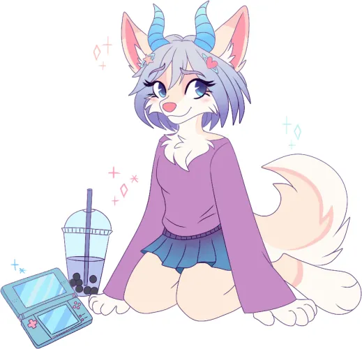 Thumbnail DS Girly Illustration Unveiled by Glittering-Amount-68 - Furry Cuties