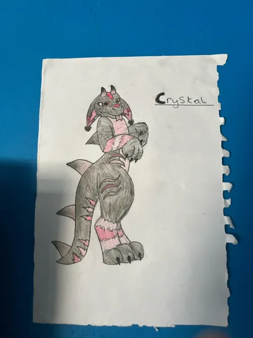 Thumbnail My First Fursona Crystal: A Furry Creation by Awkward_Low_4044