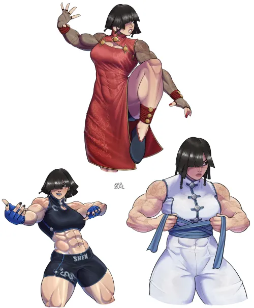 Thumbnail Martial Artist RRRZuni Original by RRRZuni in fitdrawngirls Category