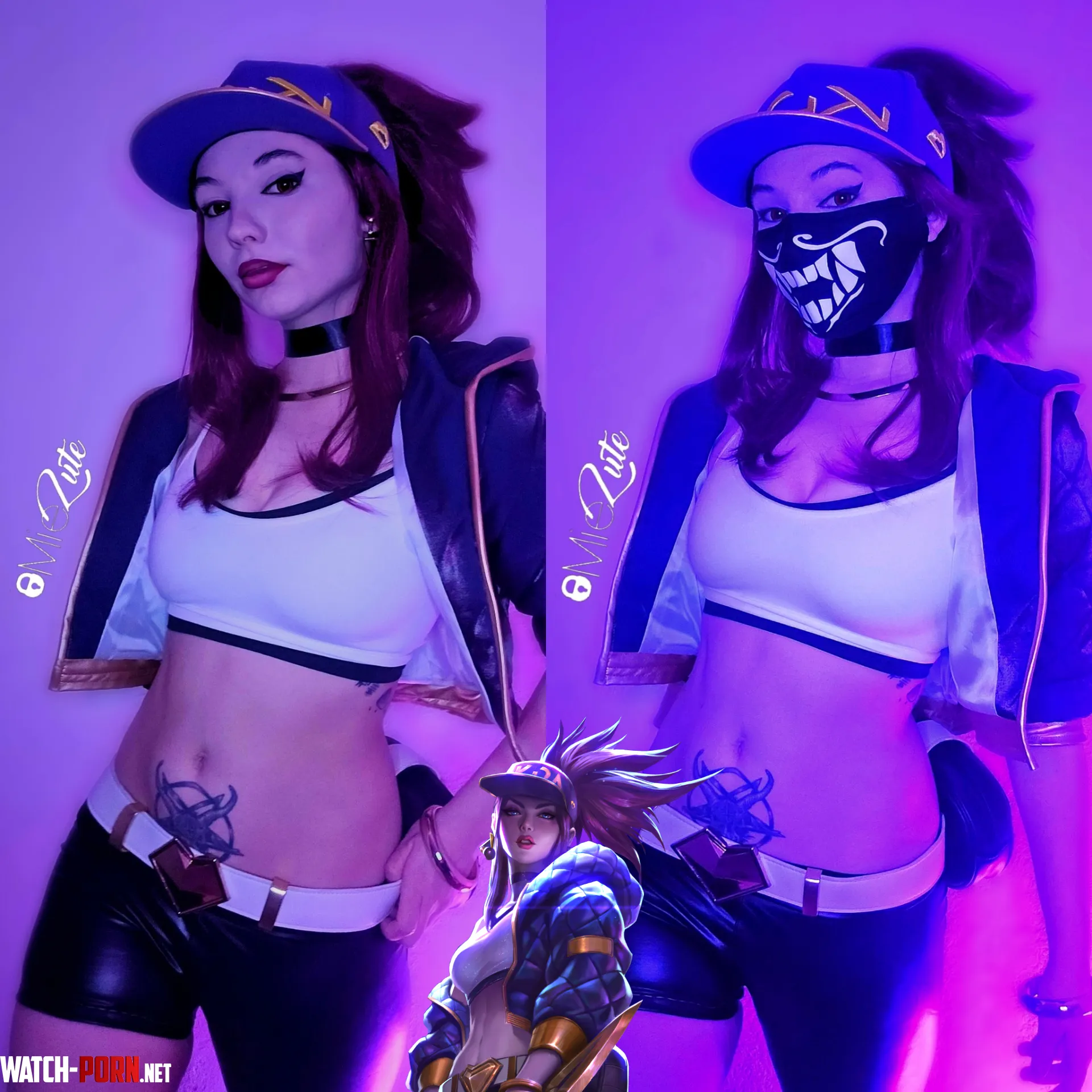 KDA Akali by Miezute Cosplay by Comfortable_Meet6888