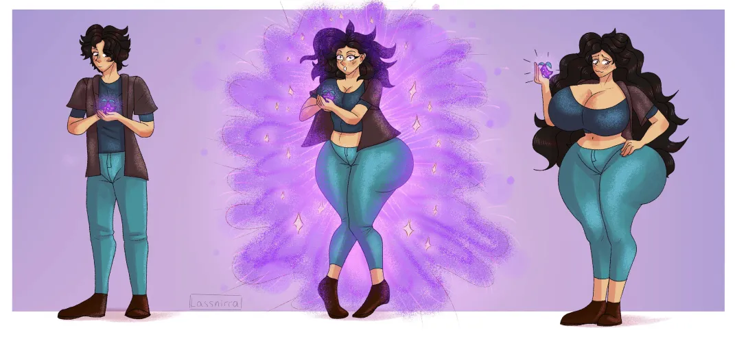 Thumbnail Stardew Valley OC MTF Transformation by Lassnirra | gendertransformation