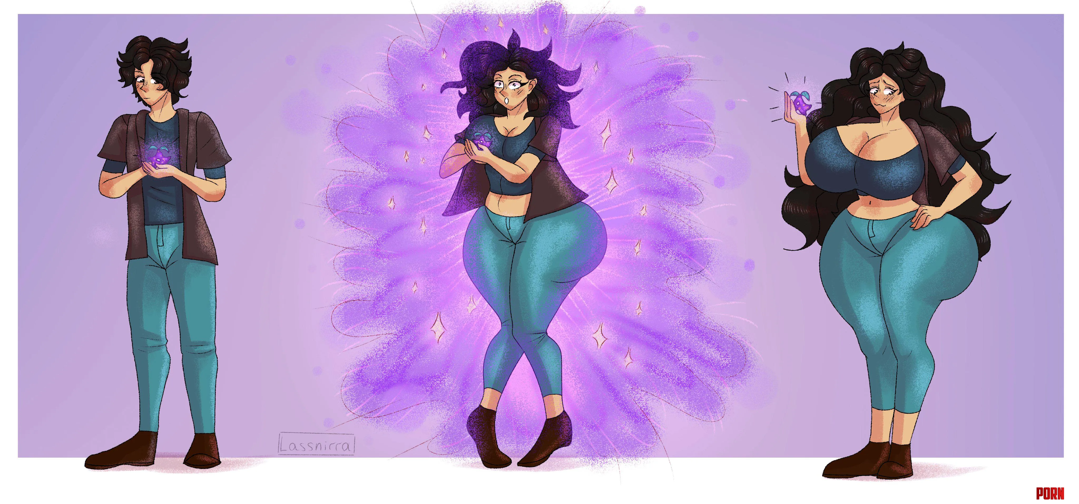 My Stardew Valley OC getting MTFd Commission from Lassnirra by Ghostlyglimpse