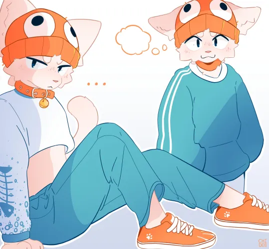 Thumbnail Chideco Presents 'He's a Silly Guy' | Furry Art by Chideco