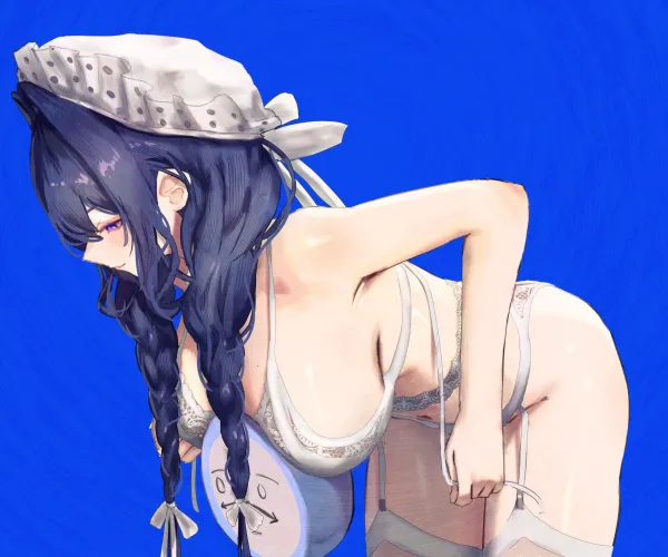 Thumbnail Erasopepero232 Captures Maid Kronii Hololive's Charm Ecchi Style