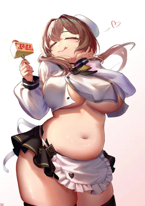 Thumbnail Unleash Bready's Love for Cake with Nikke | BigAnimeTiddies
