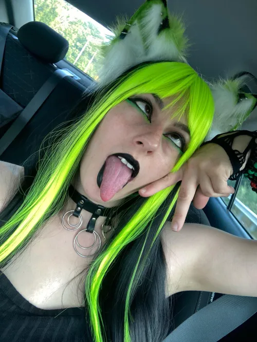 Thumbnail Catgirl Desires: Tongue Out for Breeding Signals
