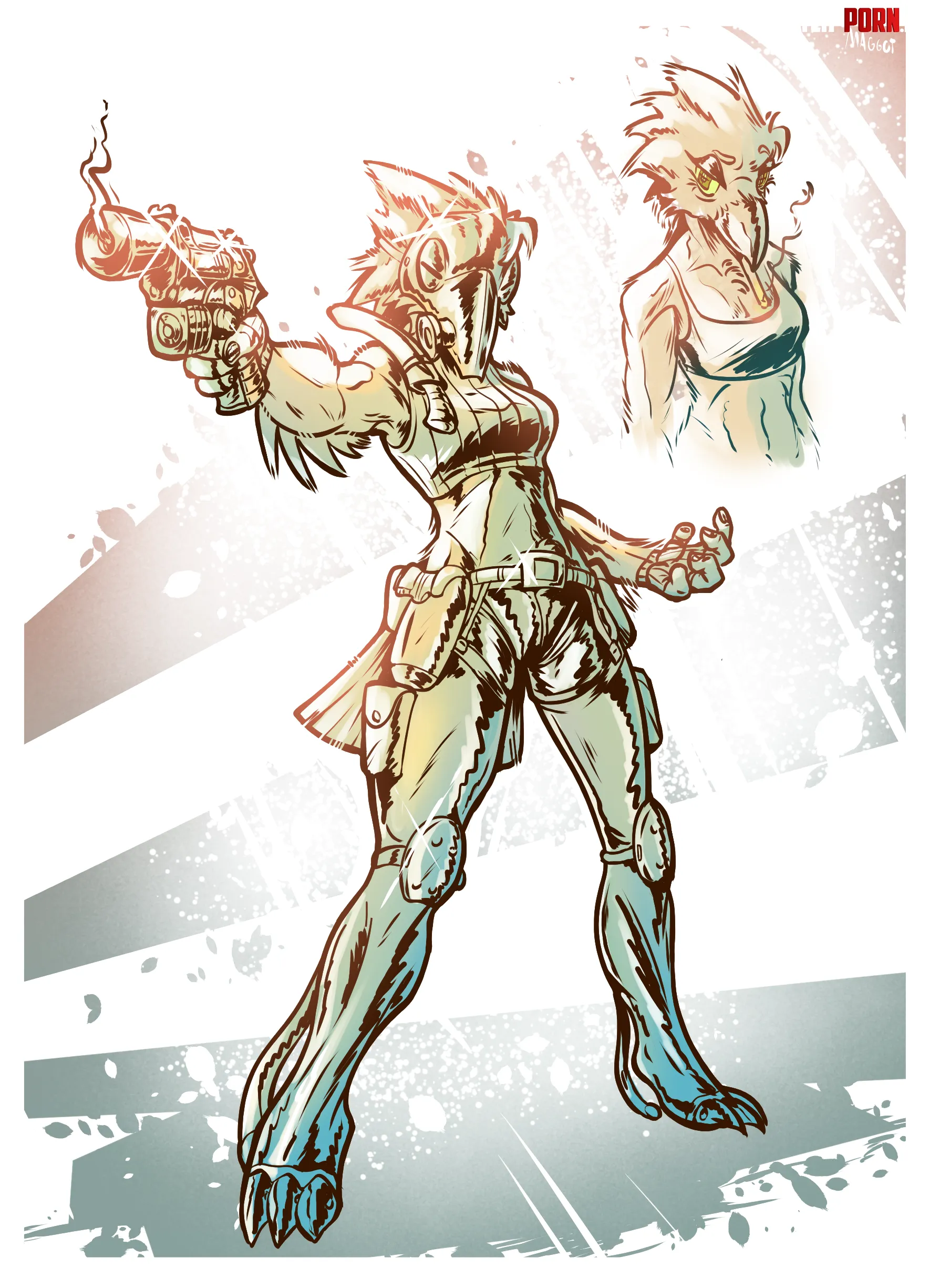 Metal Bird Solid by me by Maggot-Milk