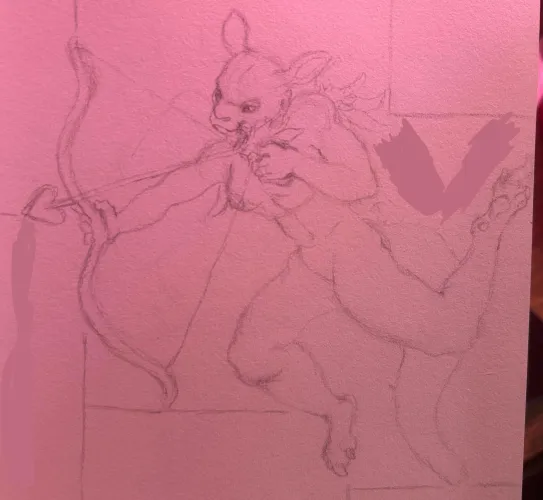 Thumbnail Cupid Sketch Nehocanef: An Insight into Yiff by Nehocane