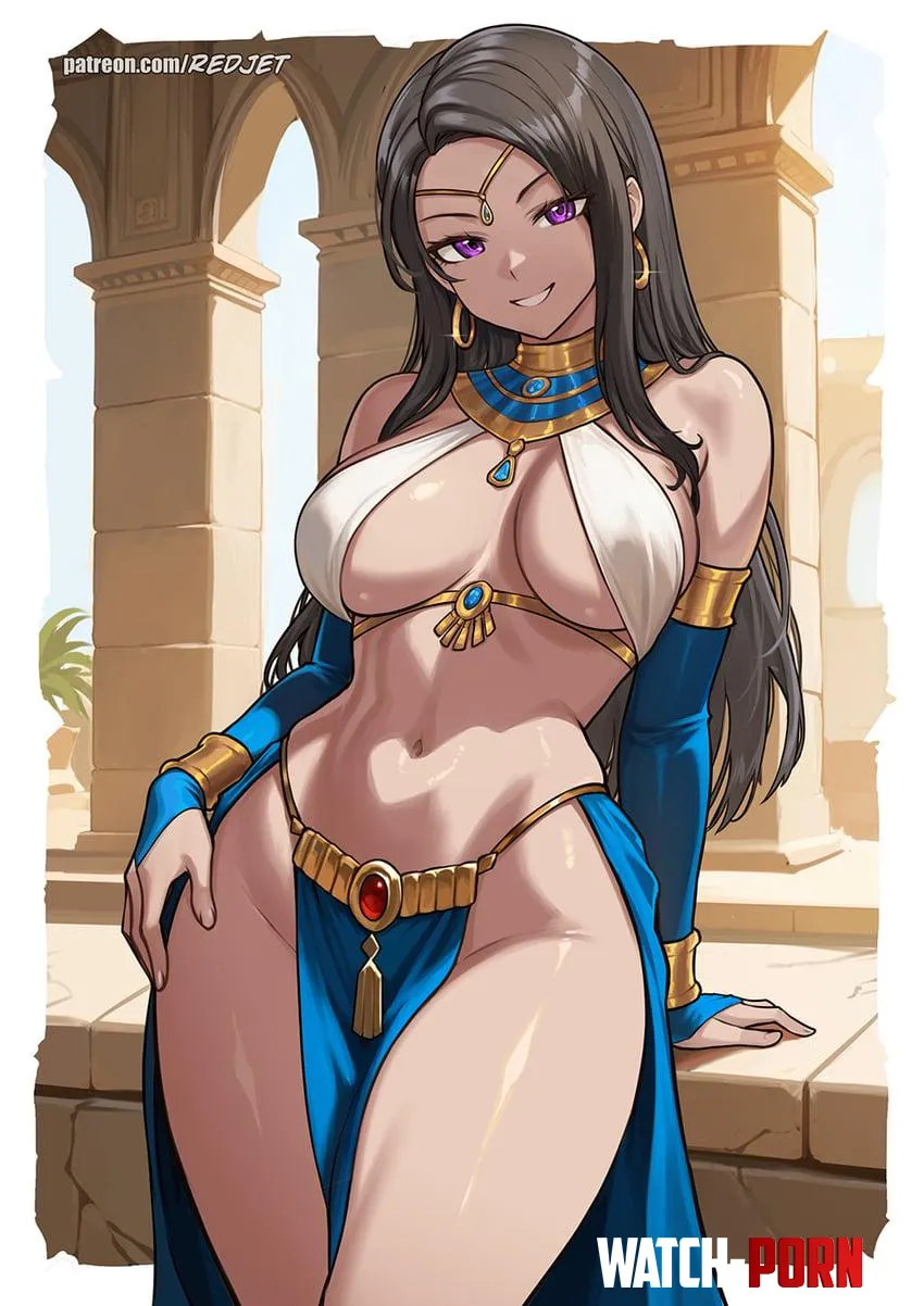 Egyptian dancer by RainDMask