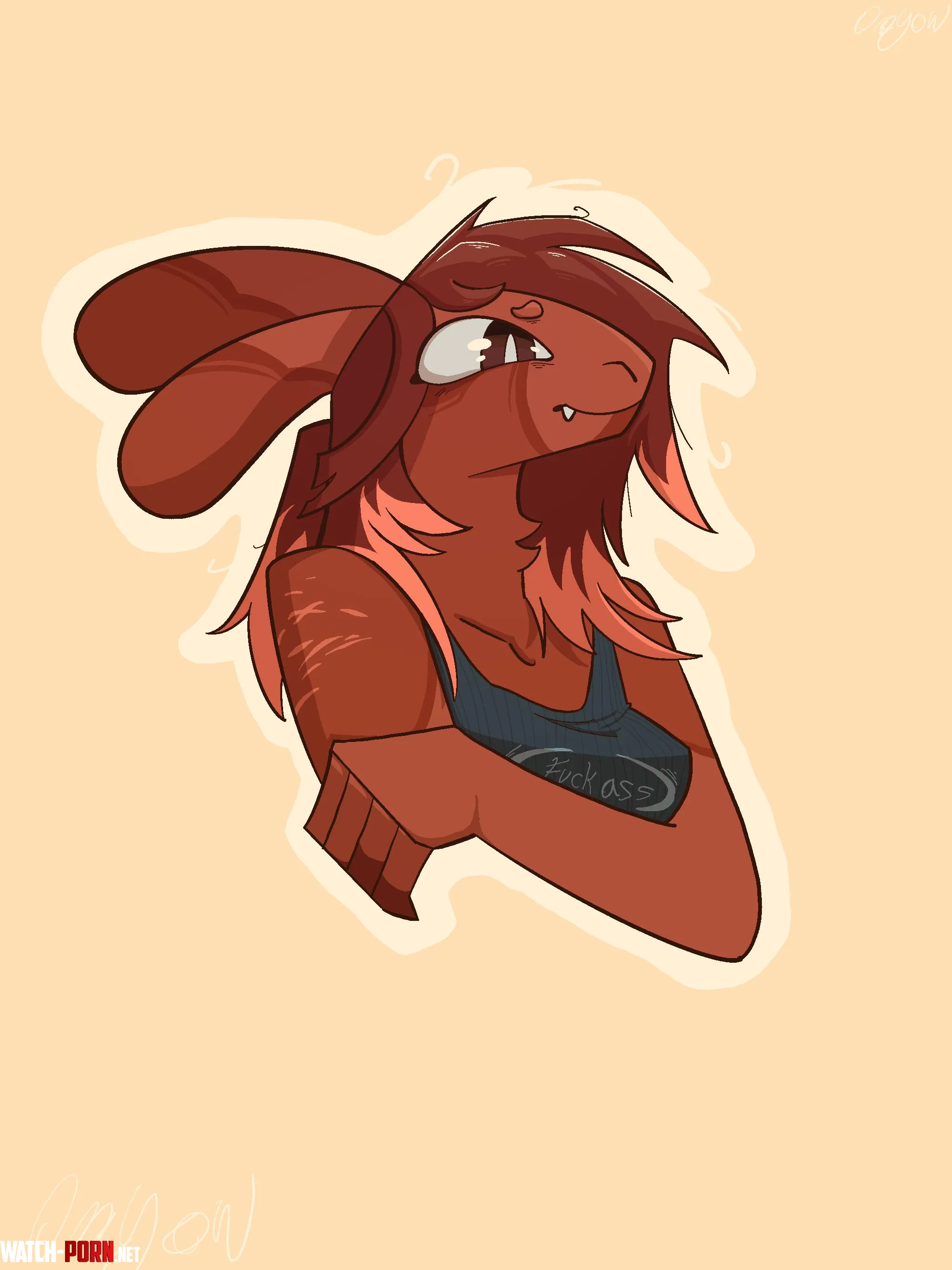 I redesigned my fursona again by omyow