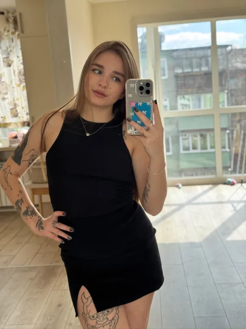 Thumbnail Sleek and Stylish: Black and Tight Dress Inspiration by Peyton_Belll