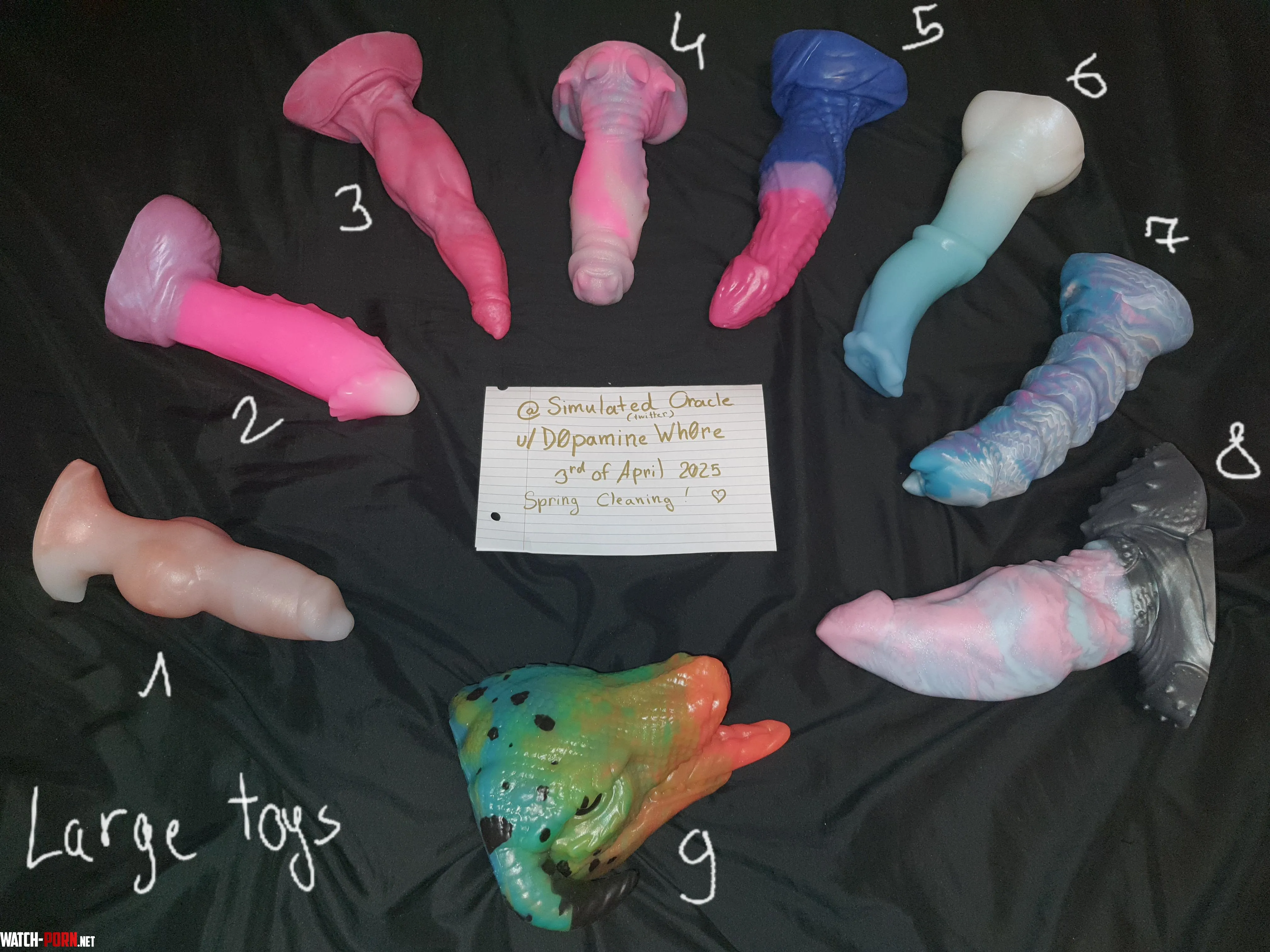 CANUS WTSWTT 9 Large toys shipping included lt3 by D0pamineWh0re