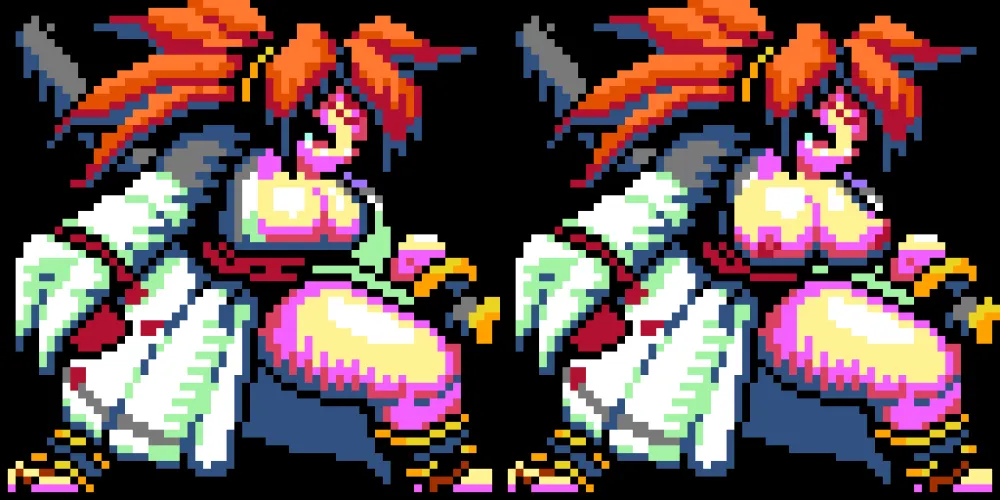 Thumbnail Baiken: A Pixel Art NSFW Masterpiece by Puzzleheaded_Car9748